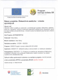 Projekt želežničná zastávka